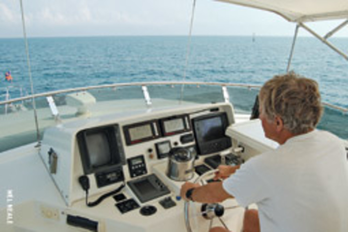 Good visibility at the helm is essential on any boat.