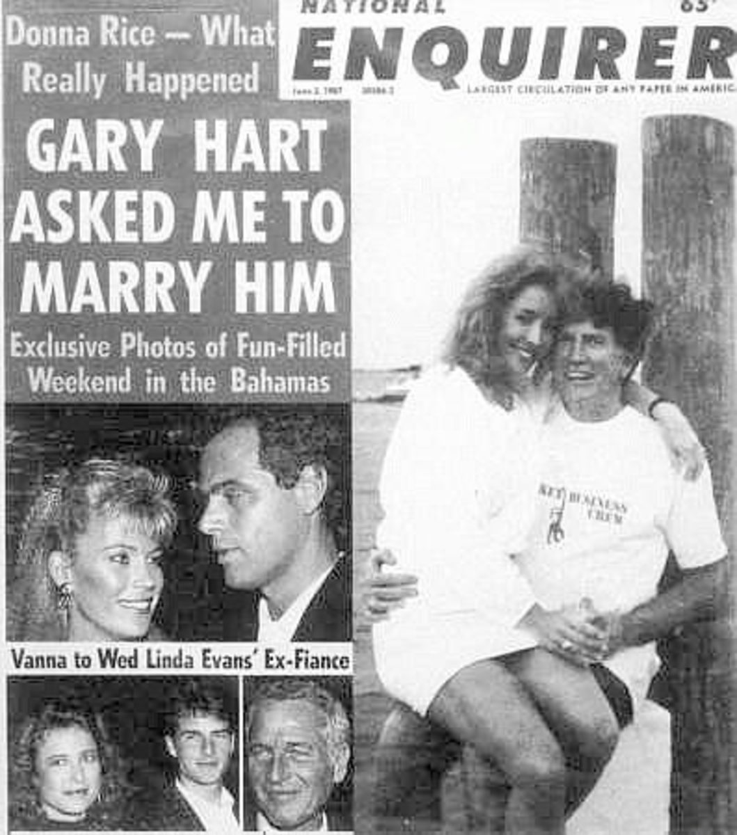 Gary Hart’s presidential campaign was scuttled on Bimini.