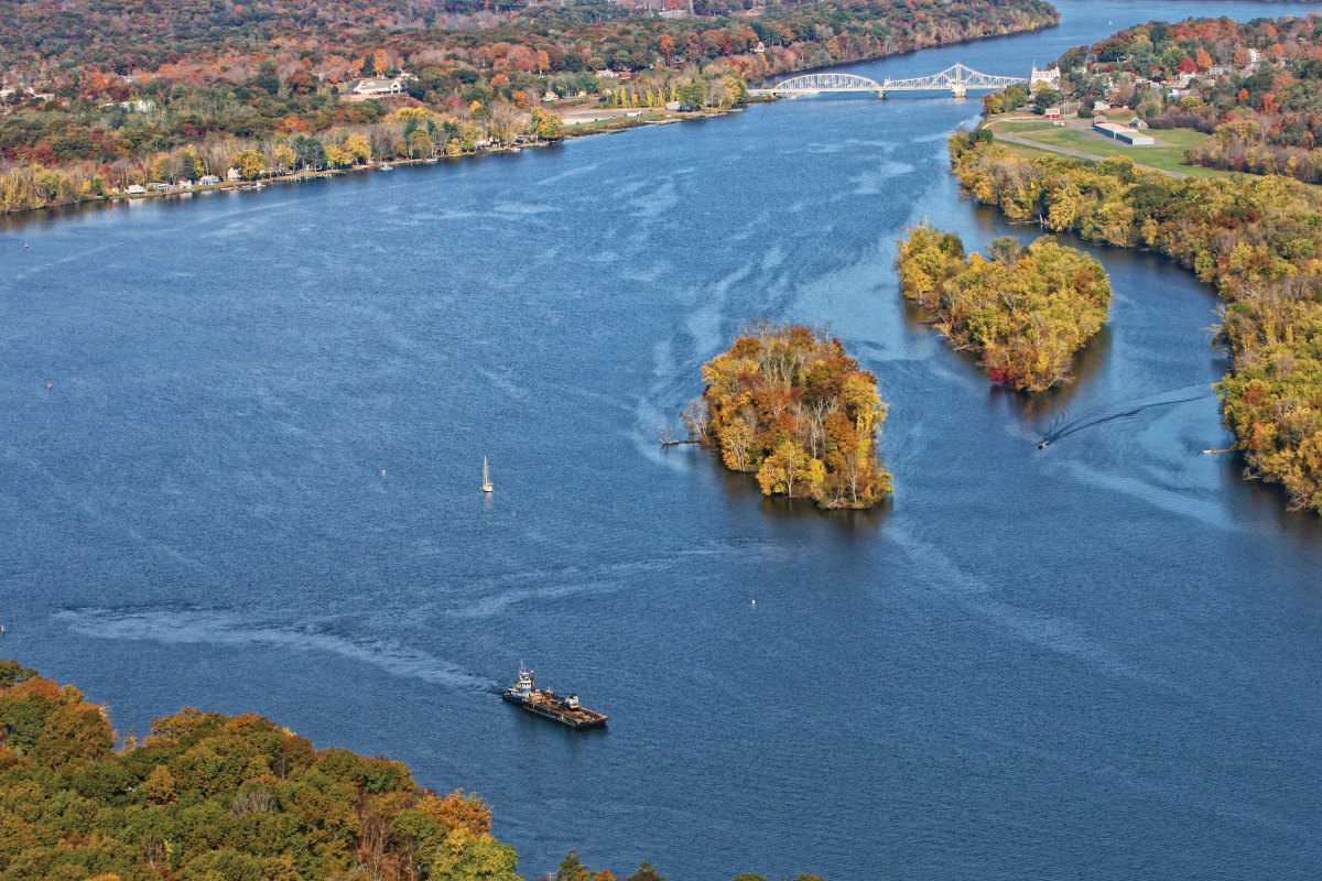 The Connecticut River is wonderful to explore by boat, and with more transient facilities, the mission can continue ashore.