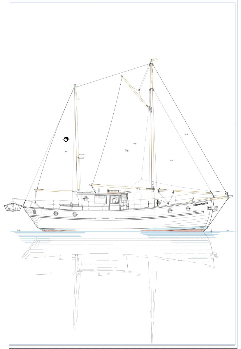 Illustration of the Shearwater 39