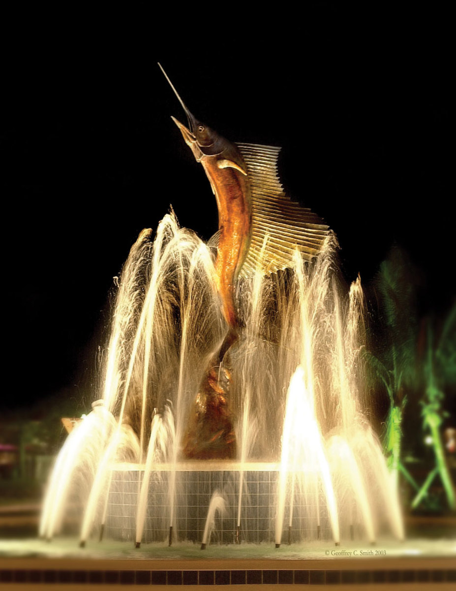 This 19-foot bronze statue helps Stuart fly the flag as the Sailfish Capital of the World.