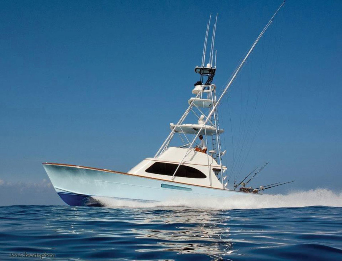 The Gamefisherman 46 comes from a 
yard that does custom builds to 65 feet.