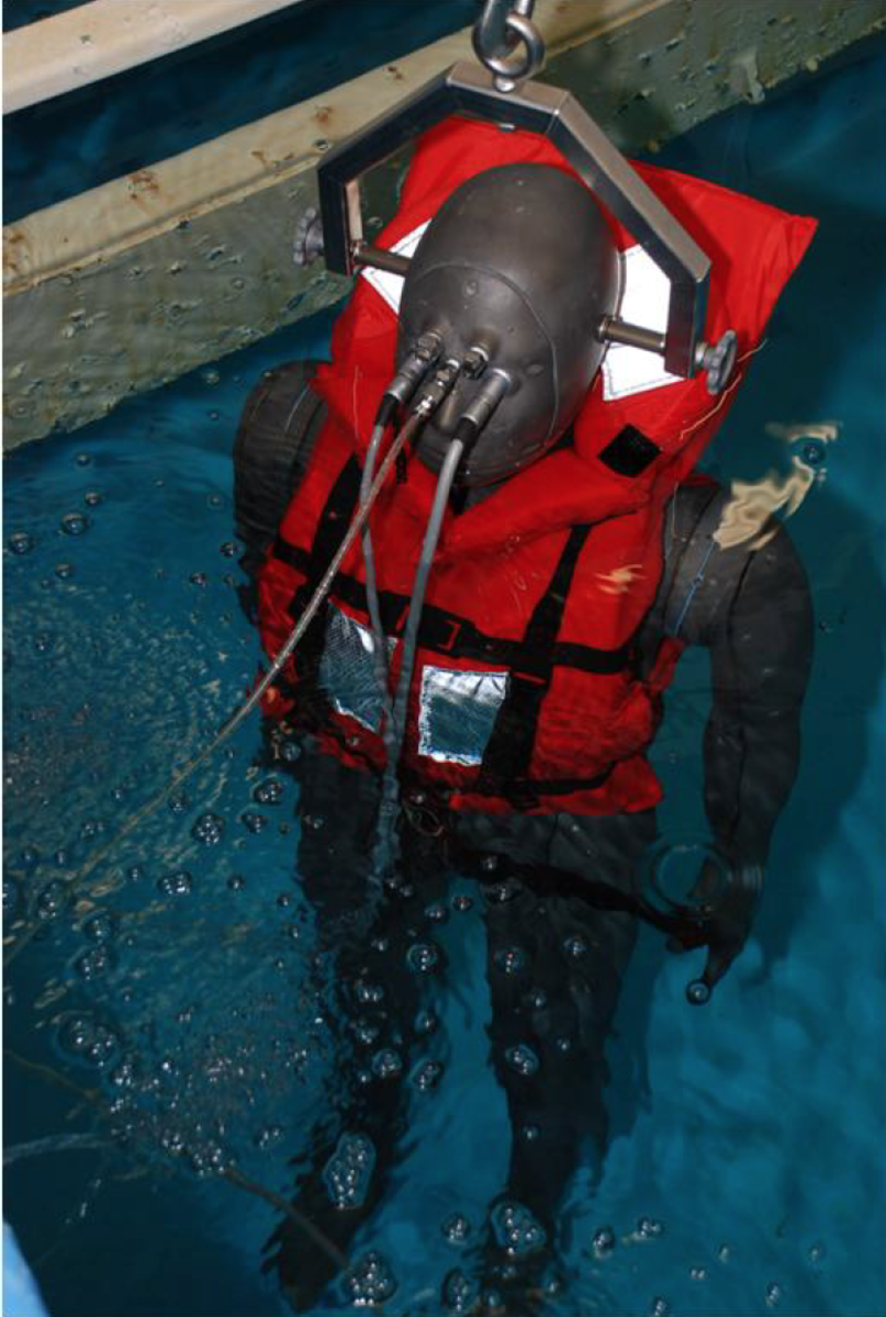 Nemo, the U.S. Navy's cold-water test dummy. 