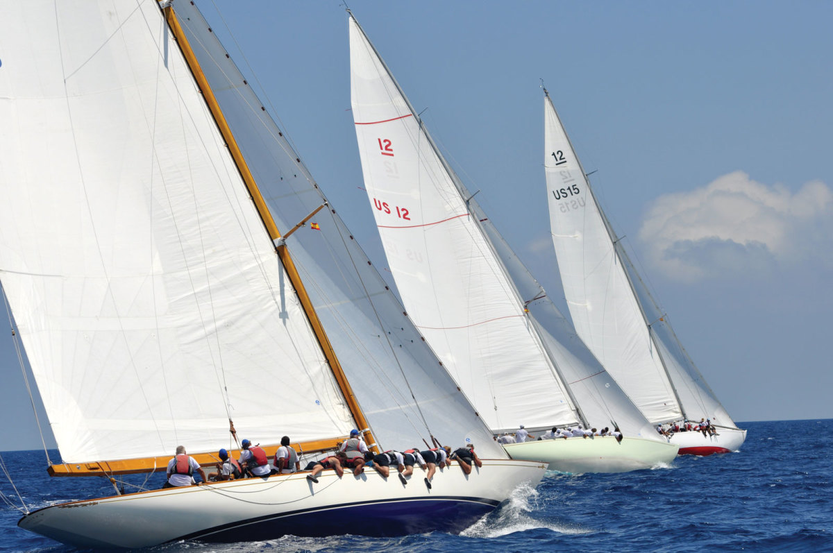 12 meter sailboat racing