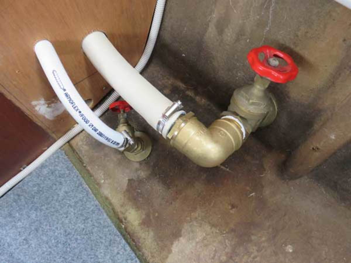 Failed through-hull fittings are among the most common causes of flooding on boats.