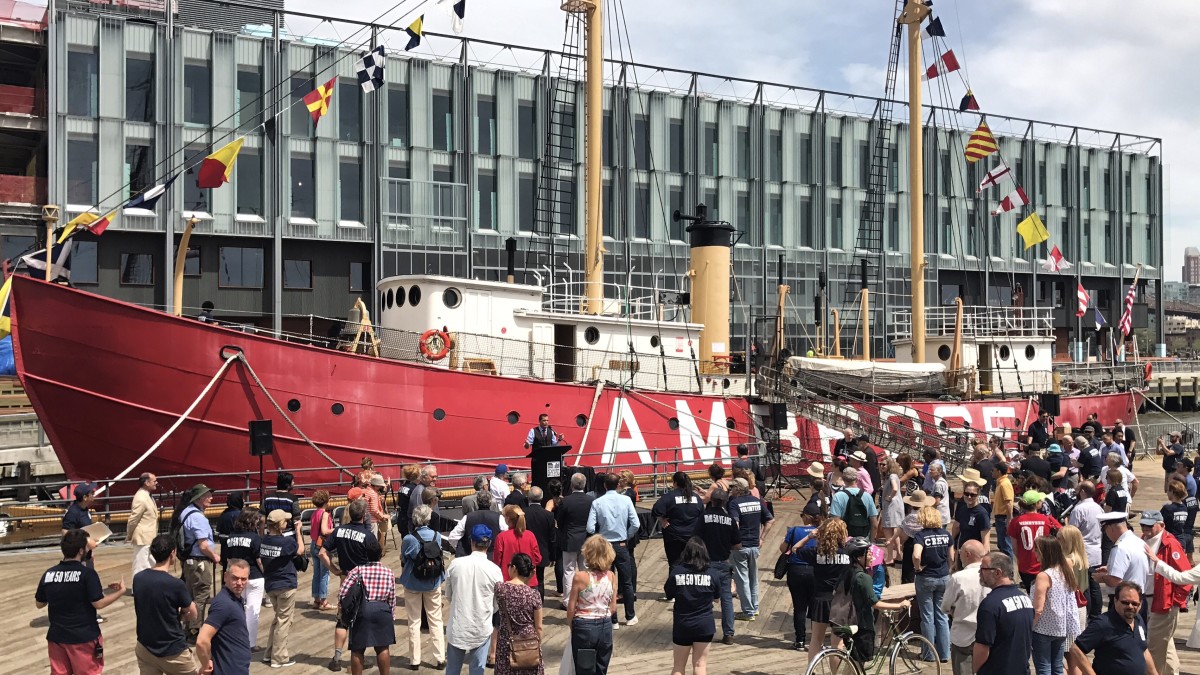 The Ambrose was the museum's first vessel, donated in 1968.