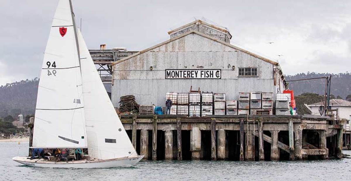  A Shields at the iconic Monterey Fish Company dock out in Monterey, California