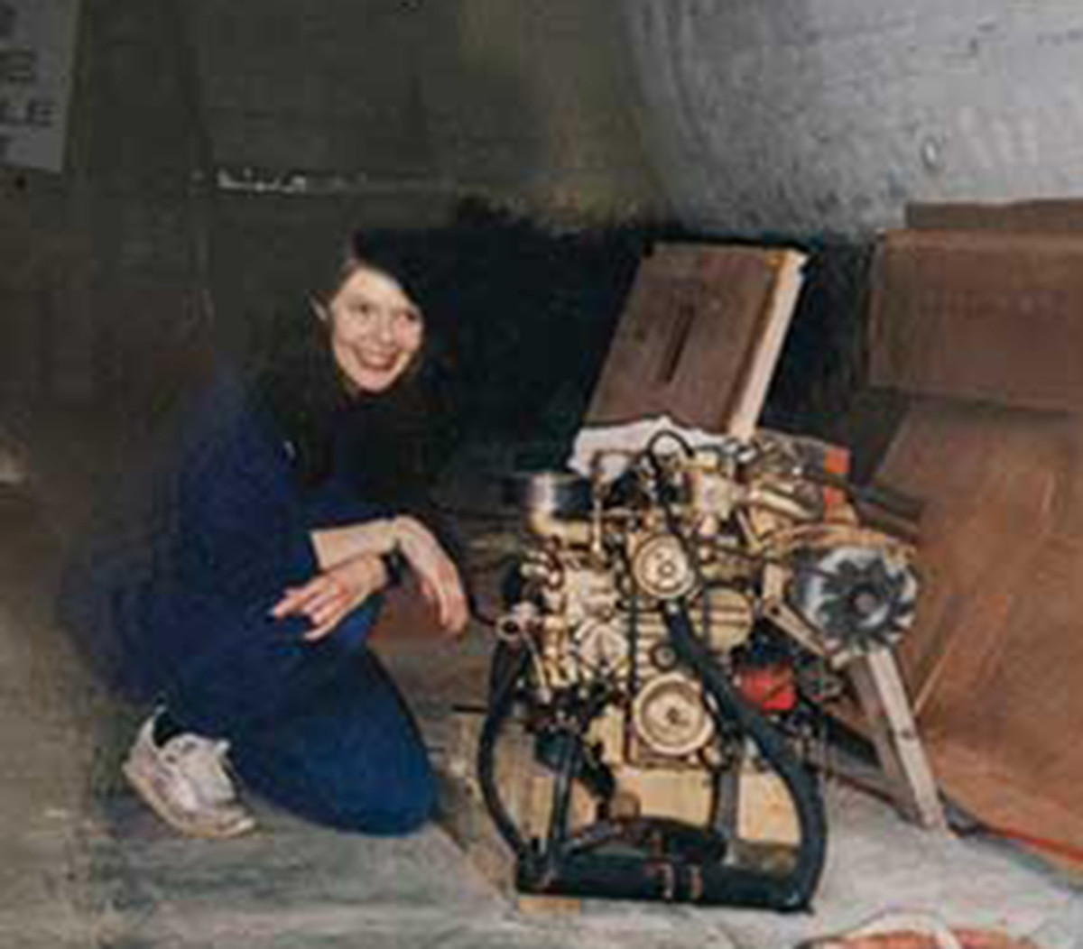 A Universal diesel was installed in 1993. 