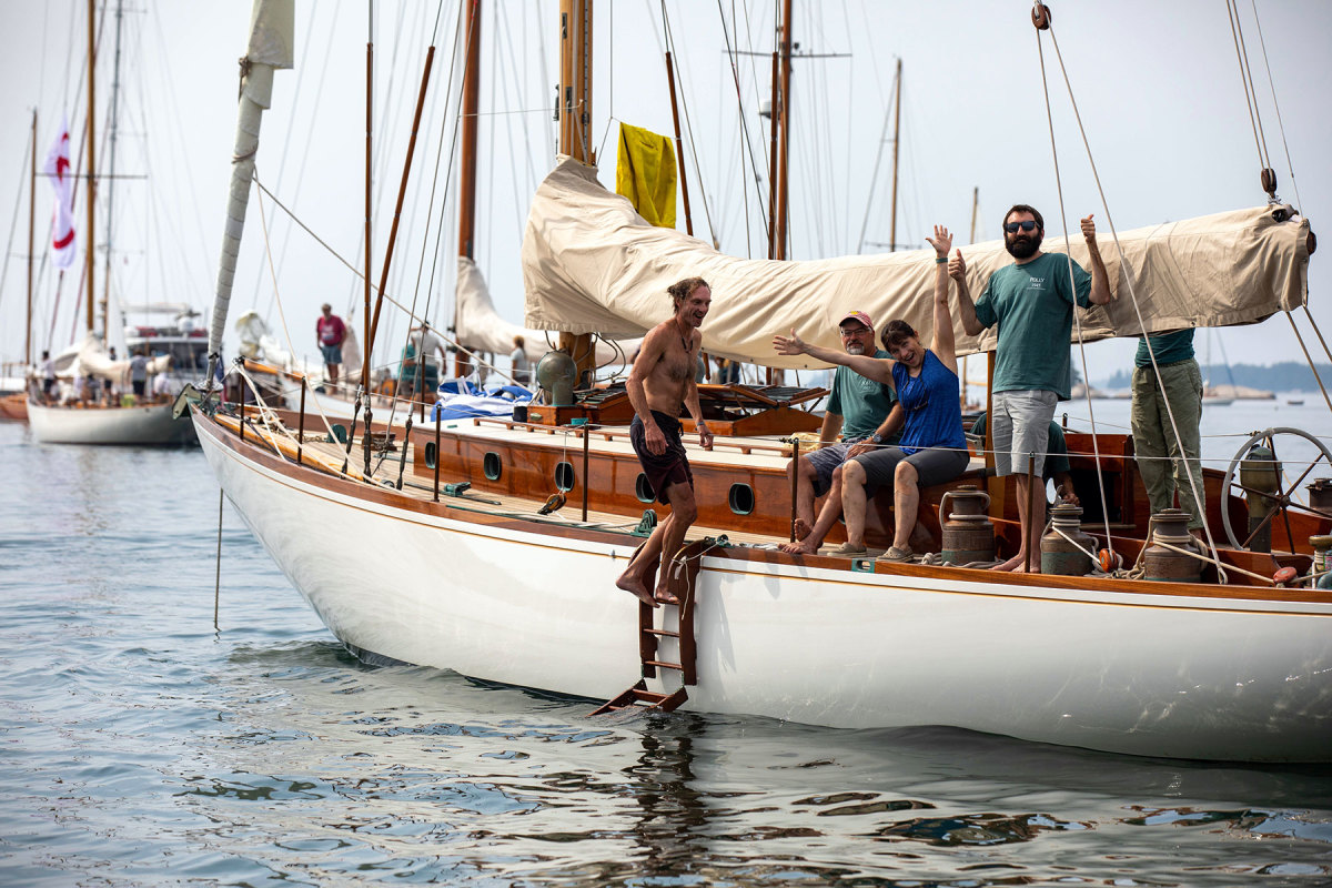 The sailing is an important part of the Eggemoggin Reach Regatta, but it is the atmosphere that sends sailors back to Brooklin, Maine, year after year.