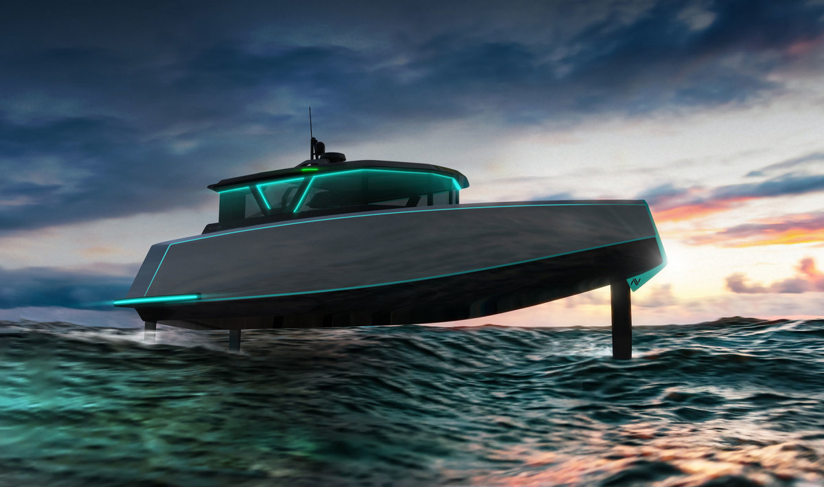 The Navier 27 will be built by Maine’s Lyman-Morse boatyard. 