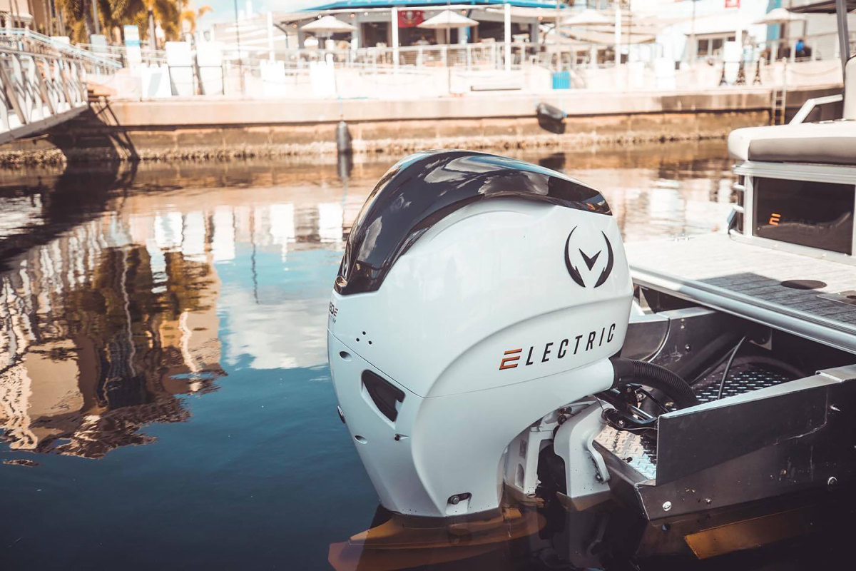 The Vision Marine Technologies E-Motion 180E electric outboard 