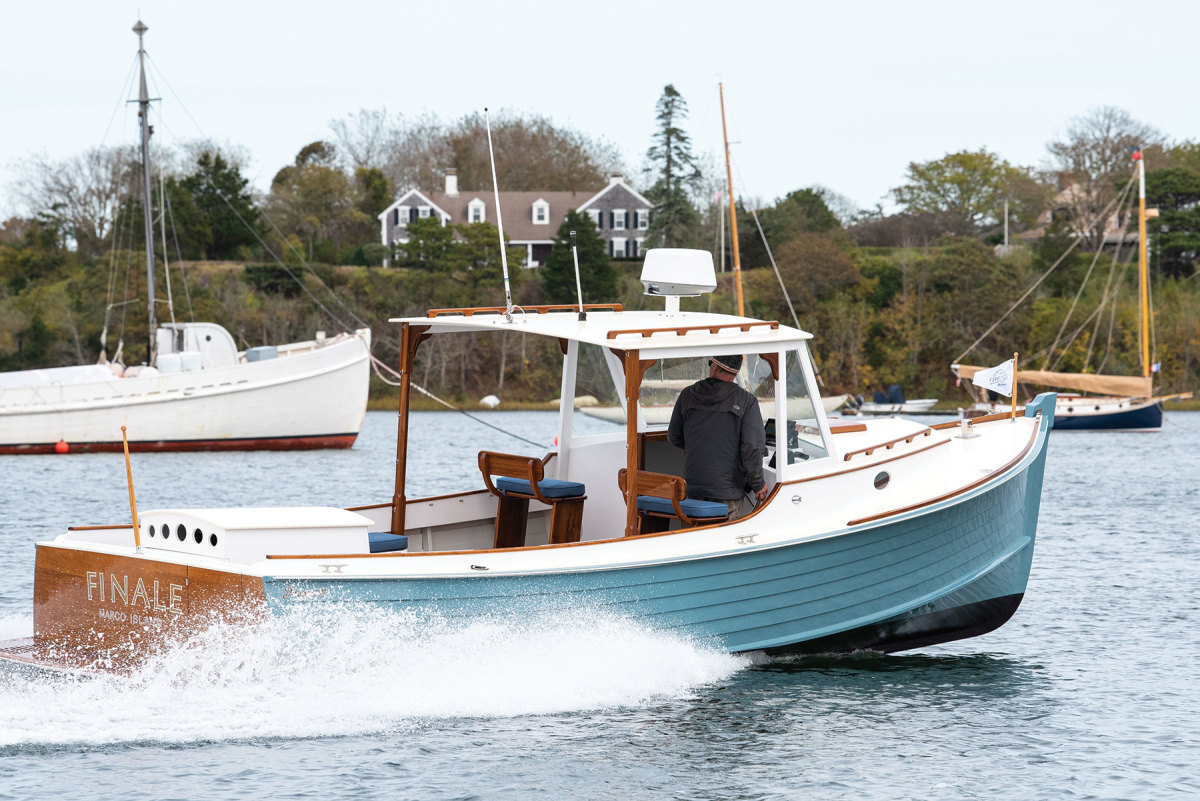 The first Pocasset 26, Finale, launched in 2019. 