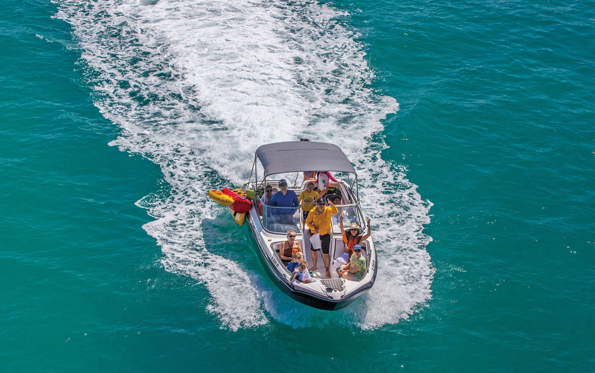 In Haulover, boats that are zipping along with people waving and smiling—and often not wearing life jackets—can suddenly get caught in 5-footers rolling in from every direction.