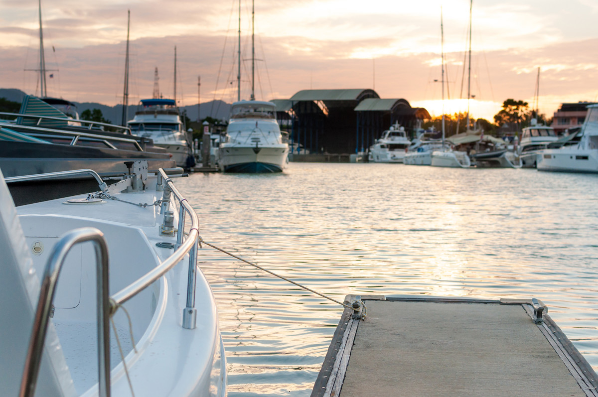 Docking can be incredibly challenging in certain marinas and conditions; practice will help your crew prepare.
