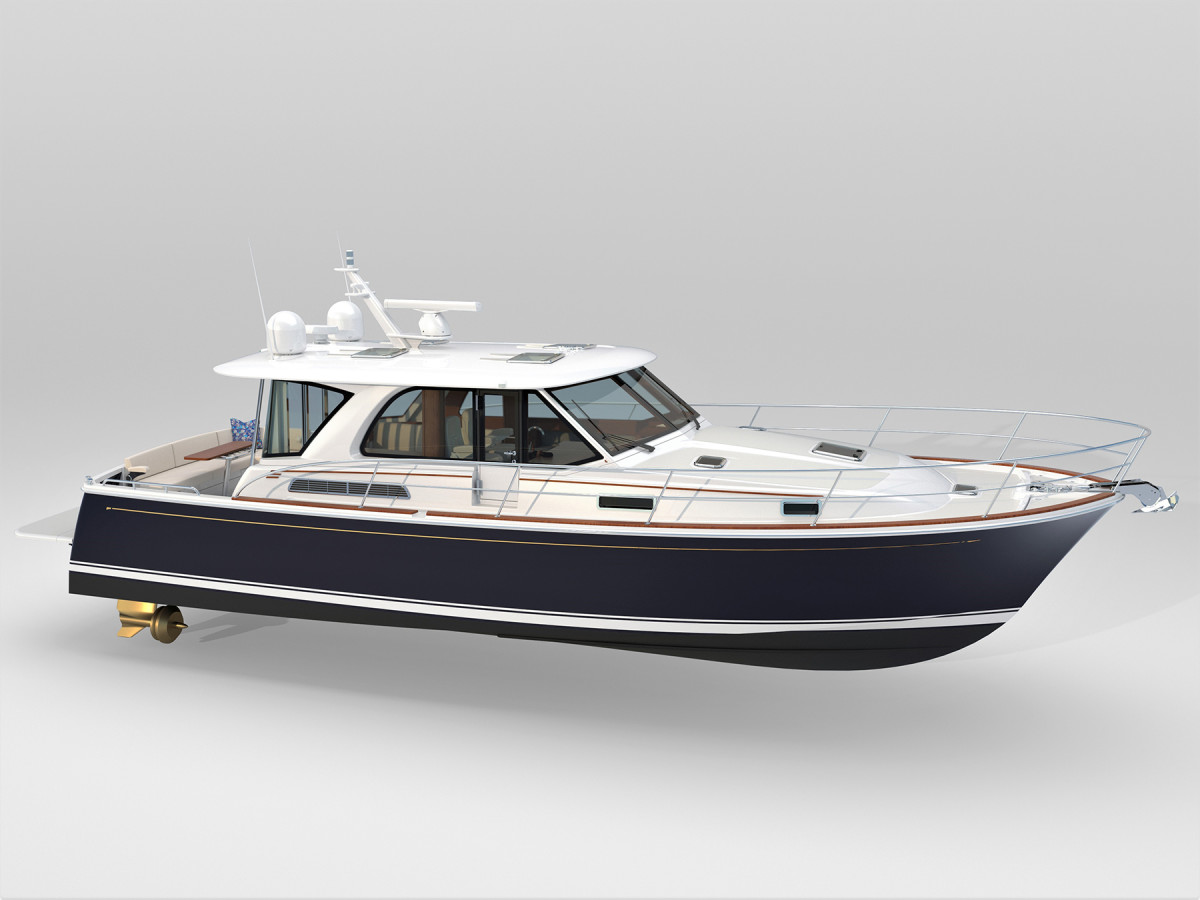 The Sabre 43 Salon Express will debut at the Newport International Boat Show.