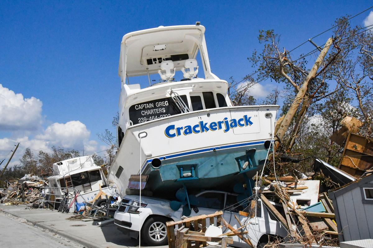 Experts say that it will take a long time to clear and assess the damage Hurricane Ian brought, and they caution boat buyers to get a professional survey before purchasing a used vessel.  