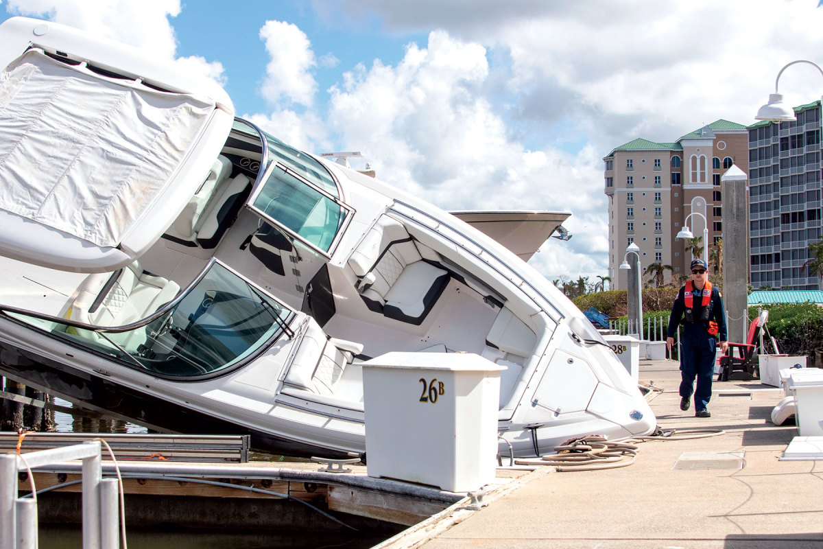 Underwriters say there will be a limited number of policies written for boats docked in hurricane zones.
